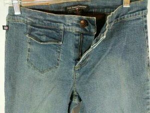 Polo Ralph Lauren Jeans CO Women's Size 8 Blue High Rise Bootcut Cotton Unique